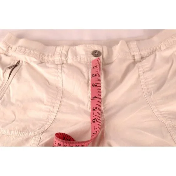Chico's White Bermuda Shorts Mid-rise Waistband Casual Size 1 - Picture 11 of 12